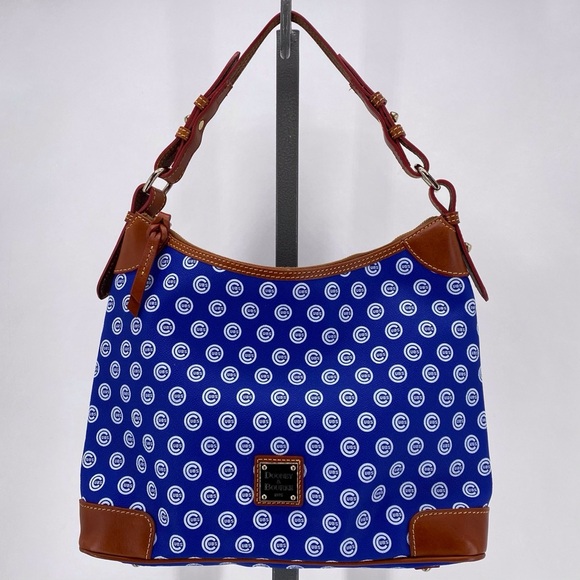 Dooney & Bourke blue & white Chicago Cubs shoulder bag - Picture 1 of 10
